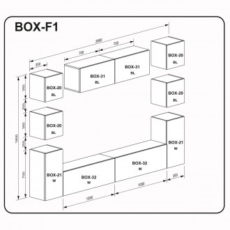 Вітальня BOX – ідеальне рішення для сучасної квартири.
Є можливість придбати мод. . фото 5