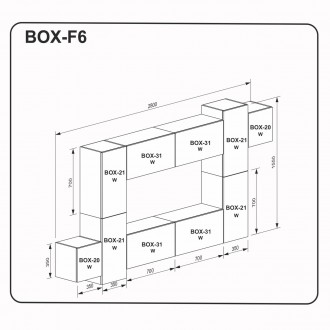 Вітальня BOX – ідеальне рішення для сучасної квартири.
Є можливість придбати мод. . фото 9