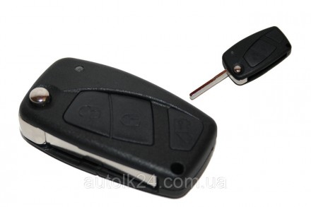 Корпус выкидного ключа Fiat 3 кнопки, лезвие SIP22
Подходит для автомобилей :
Fi. . фото 2