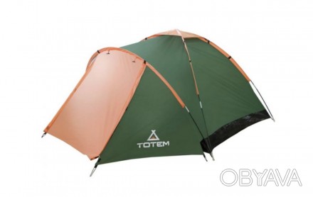 Палатка Totem Summer 3 Plus V2 TTT-031 Легкая однослойная летняя трехместная пал. . фото 1