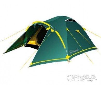 Палатка двухместная Tramp Stalker 2 TRT-075 210х300х120 см Универсальная палатка. . фото 1
