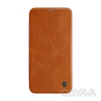 Кожаный чехол-книжка Nillkin Qin Leather Case для iPhone 12/12 Pro надежно защит. . фото 1