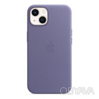 Кожаный чехол iLoungeMax Leather Case MagSafe Wisteria для iPhone 13 — луч. . фото 1