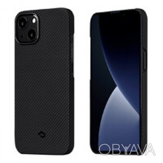 Карбоновый чехол-накладка Pitaka MagEZ Case 2 iPhone 13 предназначен для защиты . . фото 1