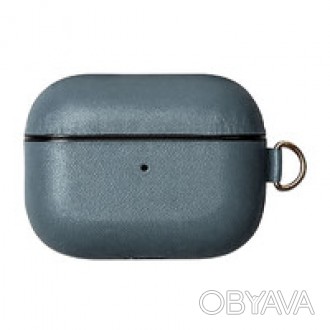 Кожаный чехол iLoungeMax Leather Case Blue для Airpods 3 — надежная и проч. . фото 1