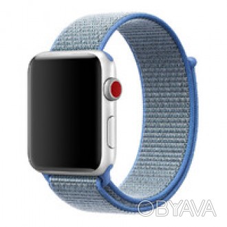 Ремешок iLoungeMax Sport Loop Tahoe Blue для Apple Watch 45mm | 44mm | 42mm Seri. . фото 1