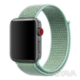 Ремешок iLoungeMax Sport Loop Marine Green для Apple Watch 45mm | 44mm | 42mm Se. . фото 1