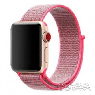 Ремешок iLoungeMax Sport Loop Apricot Pink для Apple Watch 45mm | 44mm | 42mm Se. . фото 1