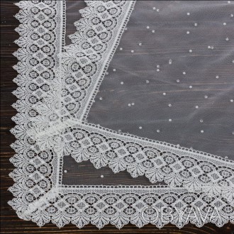 
Красивый платок для венчания 
Размер: 80х80 см
Цвет: бежевый
. . фото 1