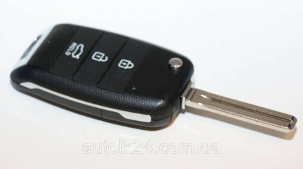 Корпус выкидного ключа KIA лезвие TOY48 3 кнопки
Подходит для моделей:KIA
	KIA C. . фото 3