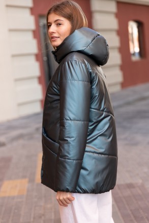 Кристен куртка из плащевой ткани
Евро -зима; зима
Утеплитель джейлофт
Силуэт пря. . фото 5