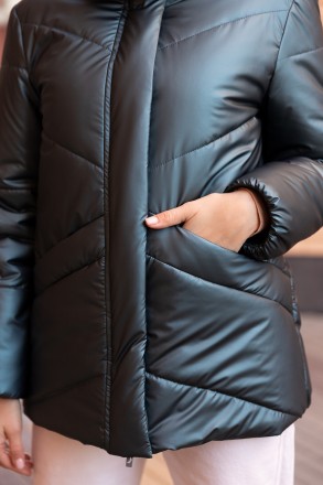 Кристен куртка из плащевой ткани
Евро -зима; зима
Утеплитель джейлофт
Силуэт пря. . фото 8