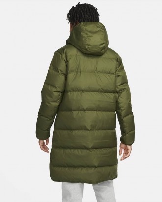 Мужская куртка Nike NSW SF WINDRUNNER PARKA XL Темно-зеленый (DD6788-326). . фото 3