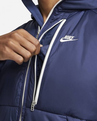 Мужская куртка Nike NSW TF RPL LEGACY HD JKT S Темно-синий (DD6857-410). . фото 5