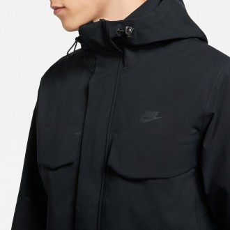 Мужская куртка Nike NSW SFADV M65 SHELL HD JKT M Черный (DD6872-010). . фото 4