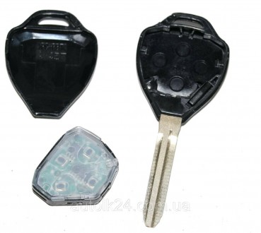 Ключ для Toyota TOY 43, 3 кнопки 434Mhz
Transporder chip: 4D - ID67
Подходит для. . фото 3