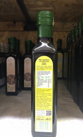 КУНЖУТНОЕ масло из БЕЛЫХ семян холодный отжим 250 мл 500 мл Кунжутна олія Масло . . фото 6