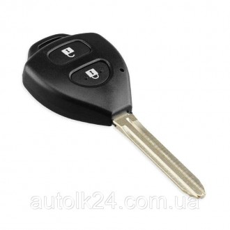Ключ для Toyota TOY 43, 2 кнопки 434Mhz
Transporder chip: 4D - ID67
Подходит для. . фото 3