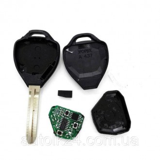 Ключ для Toyota TOY 43, 2 кнопки 434Mhz
Transporder chip: 4D - ID67
Подходит для. . фото 6