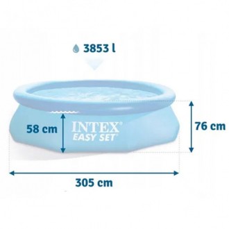 Басейн надувний наливний від виробника Intex Комплект для встановлення басейну, . . фото 5