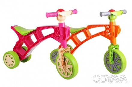Ролоцикл-толокар Технок. Ролоцикл виглядає як велосипед, тільки без педалей. Дит. . фото 1