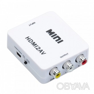 
 HDVM610 преобразовывает входной HDMI сигнал в композитное видео и стерео аудио. . фото 1