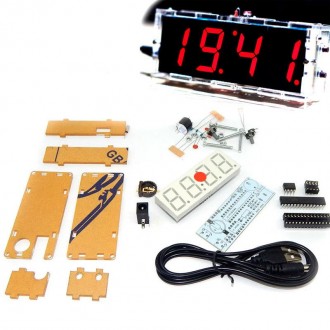 Конструктор "Электронные часы" это лучший подарок для начинающего радиолюбителя.. . фото 2