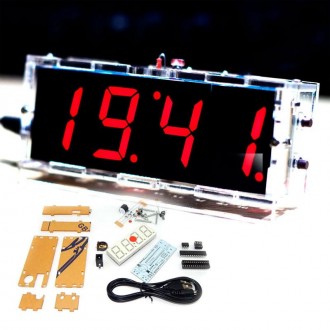 Конструктор "Электронные часы" это лучший подарок для начинающего радиолюбителя.. . фото 3