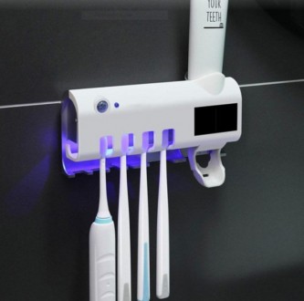 Тримач стерилізатор з дозатором для зубних щіток автоматичний Toothbrush sterili. . фото 2