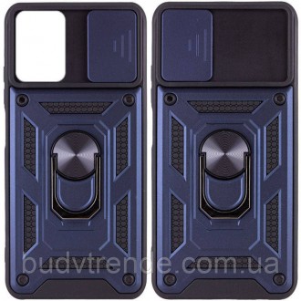 Ударопрочный чехол Camshield Serge Ring for Magnet для Xiaomi Poco M4 Pro 5G (Зе. . фото 2