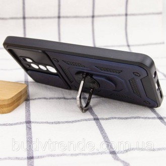 Ударопрочный чехол Camshield Serge Ring for Magnet для Xiaomi Redmi 9 (Зеленый). . фото 6