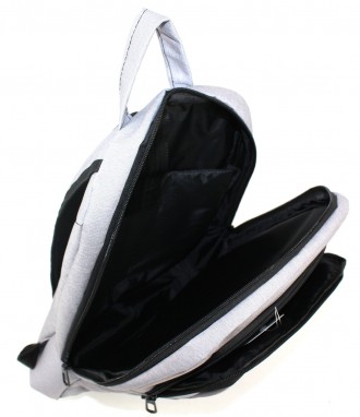 
 Оригінальний рюкзак Wallaby 156 Сірий Рюкзак для ноутбука, з щільним відділенн. . фото 7