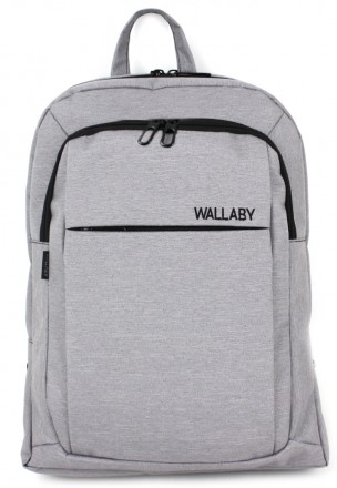 
 Оригінальний рюкзак Wallaby 156 Сірий Рюкзак для ноутбука, з щільним відділенн. . фото 2