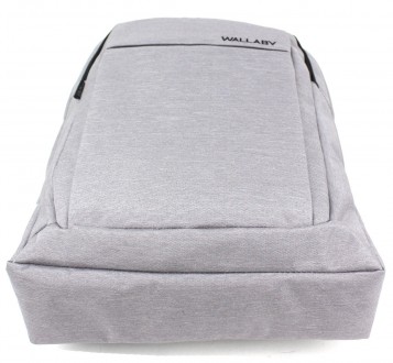 
 Оригінальний рюкзак Wallaby 156 Сірий Рюкзак для ноутбука, з щільним відділенн. . фото 6