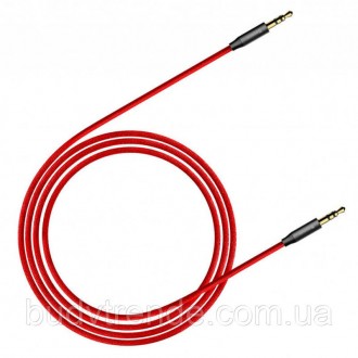 Аудио кабель Aux Baseus Yiven M30 (1.5m) (CAM30-CS) (Черный / Красный. . фото 5