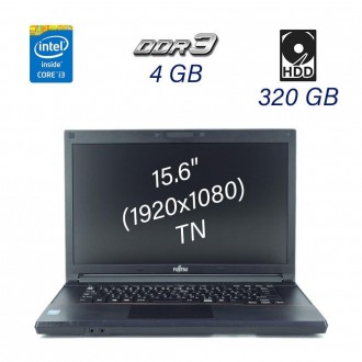 Ноутбук Fujitsu LifeBook A744 / 15.6" (1920x1080) TN LED / Intel Core i5-4300M (. Львов. фото 1 Ноутбук Fujitsu LifeBook A744 / 15.6" (1920x1080) TN LED / Intel Core i5-4300M (. Львов. фото 1