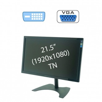 Монитор Hanns-G HE225DPB / 21.5" (1920x1080) TN / 1x DVI, 1x VGA / Встроенные ко. Львов. фото 1 Монитор Hanns-G HE225DPB / 21.5" (1920x1080) TN / 1x DVI, 1x VGA / Встроенные ко. Львов. фото 1