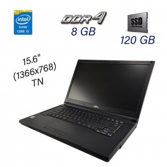 Ноутбук Fujitsu-Siemens LifeBook A576/p / 15.6" (1366x768) TN / Intel Core i5-62. Львів. фото 1 Ноутбук Fujitsu-Siemens LifeBook A576/p / 15.6" (1366x768) TN / Intel Core i5-62. Львів. фото 1