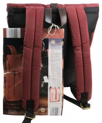 
 Світловідбиваючий рюкзак Fashion 4061458141406 15L Бордовий Тип: міський ткани. . фото 8
