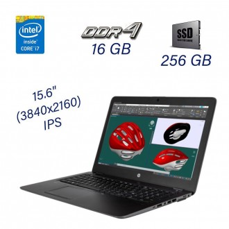 О товаре Игровой ноутбук Б-класс HP ZBook 15U G3 с экраном 15.6" (3840х2160) IPS. . фото 2