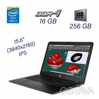 О товаре Игровой ноутбук Б-класс HP ZBook 15U G3 с экраном 15.6" (3840х2160) IPS. . фото 1