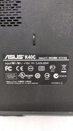 О товаре Ноутбук Б-класс Asus K40C c экраном 14" (1366x768) TN на базе процессор. . фото 9