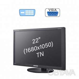 О товаре Широкоформатный монитор Samsung B2240W с матрицей 22" (1680x1050) TN дл. . фото 1