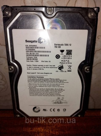 Жесткий диск 3,5 Seagate Barracuda 750 Gb SATA для компьютера. Херсон. фото 1 Жесткий диск 3,5 Seagate Barracuda 750 Gb SATA для компьютера. Херсон. фото 1