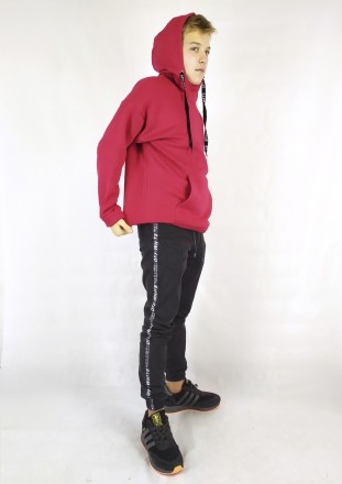 Зимняя мужская кенгурушка на флисе с капюшоном красного цвета XL, XXL, 3XL. Харьков. фото 1 Зимняя мужская кенгурушка на флисе с капюшоном красного цвета XL, XXL, 3XL. Харьков. фото 1
