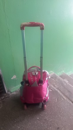 Рюкзак     с     мегающими    разными   огоньками    колёсами для     девочки   . . фото 7