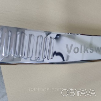 Накладка на задний бампер для Volkswagen transporter Т5 (2010+) с загибом. длина. . фото 1