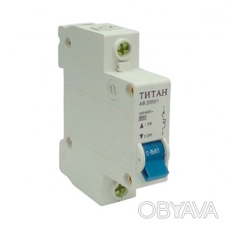 
Автоматический выключатель ТИТАН 1P 32A 6кА 230/400В тип С Автоматический выклю. . фото 1