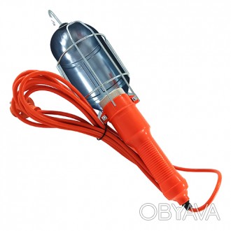 
Переносной светильник с выключателем и крюком 15м Е27 металл Продажа оптом и в . . фото 1