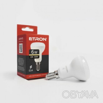 
Лампа светодиодная ETRON Light Power 1-ELP-071 R50 6W 3000K 220V E14 Продажа оп. . фото 1